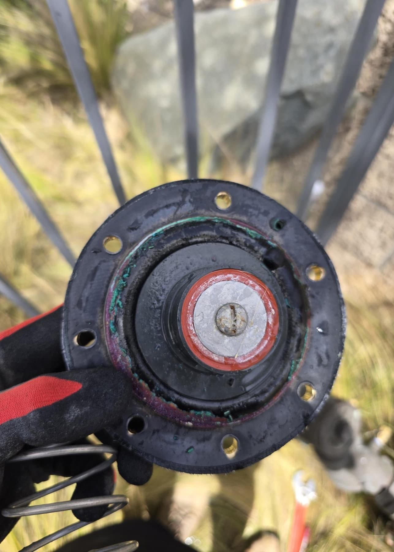 Backflow repair work in the field